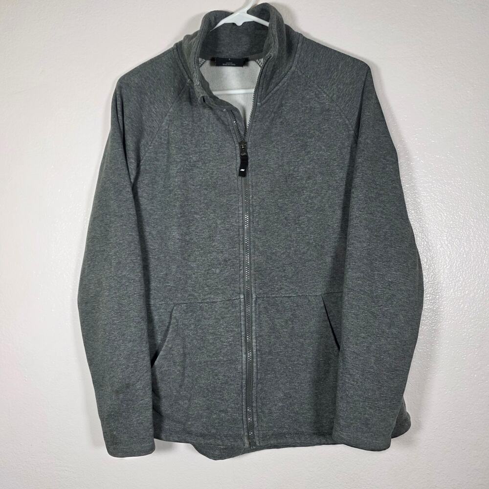 Skechers Gray Full Zip Mock Neck Jacket Women’s L